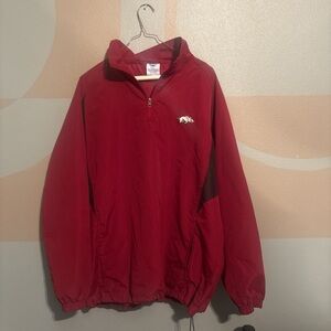 NCAA Red Windbreaker Jacket